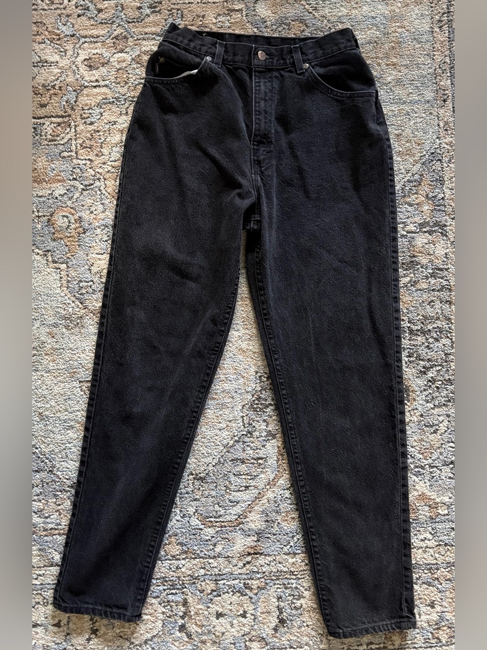 Vintage 80’s Riders High Waist Black Jeans